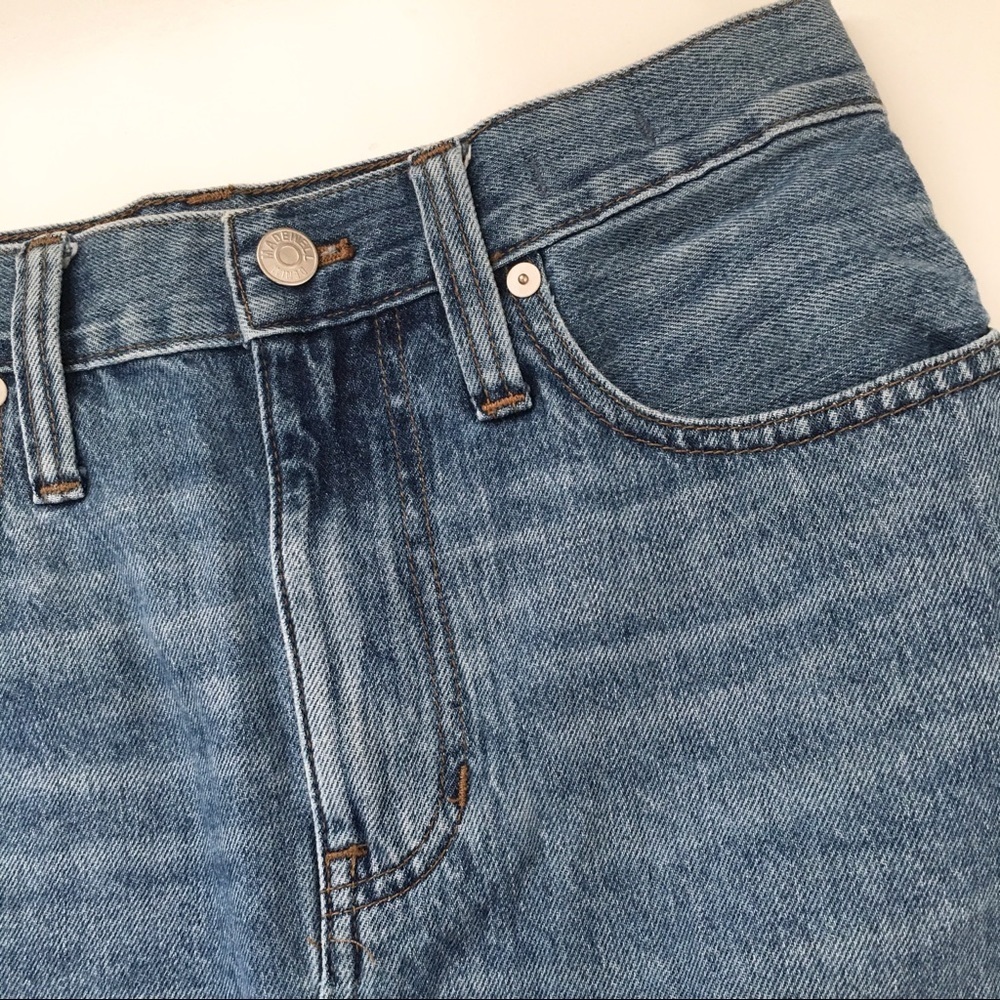 Madewell Rigid A-Line Denim Mini Skirt - Picture 7 of 13